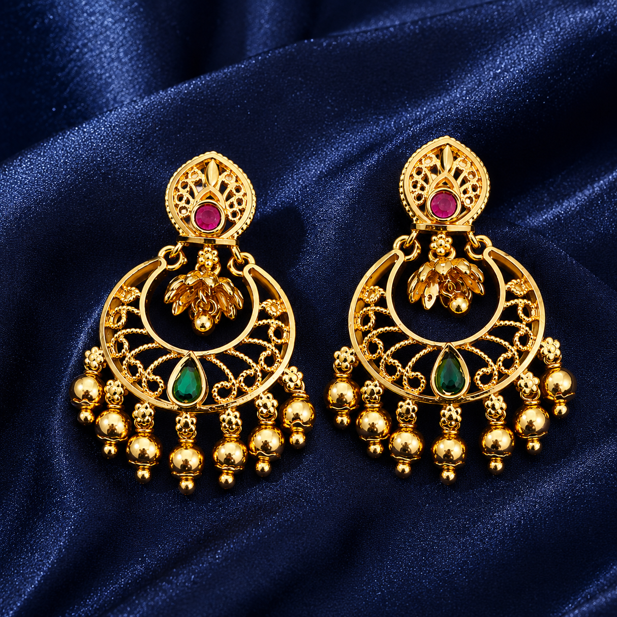 TRADITIONAL CHANDBALI DESIGNER EARRINGS